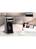 bESTRON Isoleer-koffiemachine "Breakfast Club" zwart/zilverkleurig - 420 ml