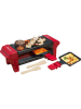 bESTRON Raclette "Funcooking" in Rot/ Schwarz