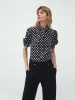Nife Bluse in Schwarz/ Weiß