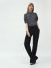 Nife Bluse in Schwarz/ Weiß