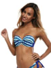 Kris Line Bikinitop "Hokkaido" donkerblauw/meerkleurig