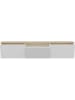 Scandinavia Concept TV-meubel "Neon" wit/eikenkleurig - (B)160 x (H)35 x (D)32 cm