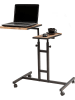 Scandinavia Concept Staand bureau "Glen" dennenkleurig/zwart - (B)67 x (H)87 x (D)45,5 cm