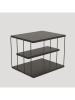 Scandinavia Concept Beistelltisch "Lifon" in Anthrazit/ Schwarz - (B)50 x (H)40 x (T)40 cm