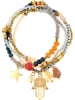 LA CHIQUITA Vergold. Armband "Esahoar" mit Schmuckelementen