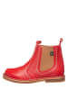 El Naturalista Leder-Chelsea-Boots in Rot