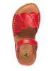 El Naturalista Leder-Sandalen in Rot