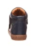 El Naturalista Leder-Sneakers "Helmet" in Dunkelblau
