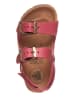 El Naturalista Leder-Sandalen in Fuchsia