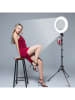 SmartCase Statyw LED w kolorze czarnym na smartfon - wys. 160 cm