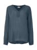Kaffe Blouse "Amber" donkerblauw