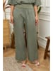 Le Monde du Lin Leinen-Hose "Valencia" in Khaki