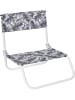Garden Spirit Klappstuhl "Chaise" in Schwarz/ Weiß - (B)52 x (H)37 x (T)50,5 cm