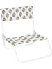 Garden Spirit Klapstoel "Chaise" wit - (B)52 x (H)37 x (D)50,5 cm