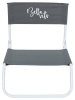 Garden Spirit Klapstoel "Chaise" antraciet - (B)52 x (H)37 x (D)50,5 cm