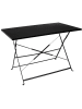 Garden Spirit Gartentisch in Schwarz - (B)110 x (H)70 x (T)71 cm