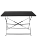 Garden Spirit Gartentisch in Schwarz - (B)110 x (H)70 x (T)71 cm