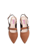 Lizza Shoes Leren ballerina's bruin