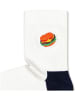 Happy Socks 2-delige set: sokken "Burger" wit