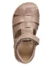 POM POM Leren enkelsandalen beige