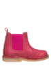 POM POM Leren chelseaboots roze