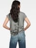 G-Star Shirt "Gsraw Knotted" in Graugrün