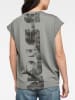 G-Star Shirt "Gsraw Knotted" in Graugrün