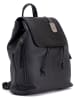 Anna Morellini Leren rugzak "Amedea" zwart - (B)29 x (H)32 x (D)12 cm