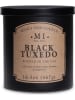 Colonial Candle Geurkaars "Black Tuxedo" zwart - 467 g