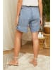 Lin Passion Leinen-Shorts in Hellblau