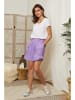 Lin Passion Leinen-Shorts in Lila