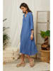 Lin Passion Linnen jurk blauw