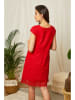Lin Passion Leinen-Kleid in Rot