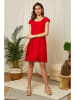Lin Passion Leinen-Kleid in Rot