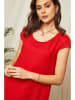 Lin Passion Leinen-Kleid in Rot