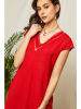 Lin Passion Linnen jurk rood