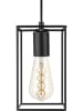 Lifa Living Lampa wisząca "Emile" w kolorze czarnym - 60 x 136 cm