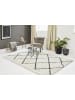 Lifa Living Kurzflor-Teppich in Creme/ Schwarz