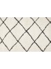 Lifa Living Kurzflor-Teppich in Creme/ Schwarz