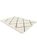 Lifa Living Kurzflor-Teppich in Creme/ Schwarz