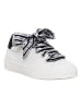 Patrizia Pepe Leren sneakers wit/zwart