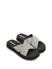 Brasileras Slippers zwart/wit/meerkleurig