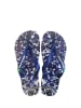 Brasileras Teenslippers donkerblauw/meerkleurig