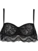PETITE FLEUR Bügel-BH in Schwarz