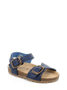 Grünland Leren sandalen blauw