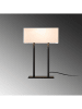 ABERTO DESIGN Lampa stołowa "Salhini" w kolorze czarno-białym - wys. 52 cm