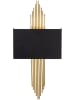 Opviq Wandlamp "616" zwart/goudkleurig - (B)22 x (H)75 cm