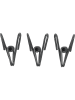 COOK CONCEPT 9-delige set: sluitclips grijs/antraciet/paars
