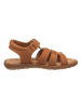 kmins Leren sandalen camel