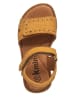kmins Leder-Sandalen in Senf